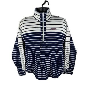❤️🔥Vineyard Vines - Navy & White Quarter Zip Pullover - XL